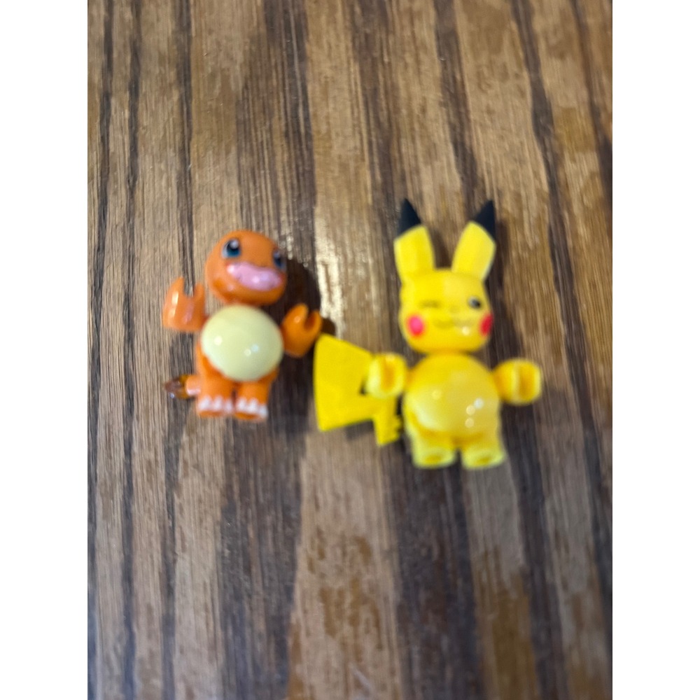 Pokemon Pikachu Charmander Mini Figure Set Block Compatible Toy Kanto Starters